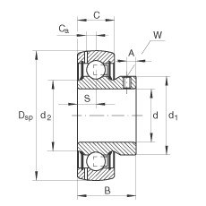 Bearing GAY15-NPP-B-FA164 INA