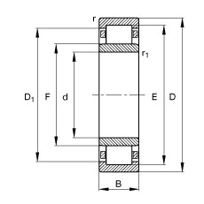 Bearing NU1088-TB-M1 FAG