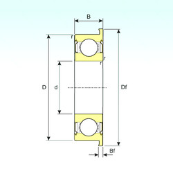 Bearing F695ZZ ISB