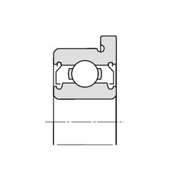 Bearing FLAWBC6-12ZZ NTN