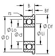 Bearing F697H AST