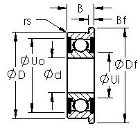 Bearing F697H-2RS AST