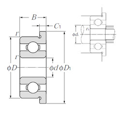 Bearing FL677 NTN