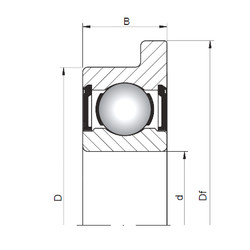 Bearing FL618/2 ZZ CX