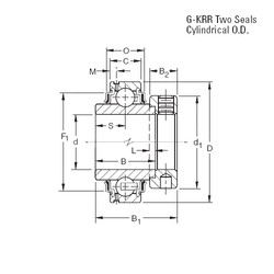 Bearing GE17KRR Timken