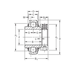 Bearing GN107KRRB Timken