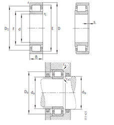 Bearing NU2344-EX-M1 FAG