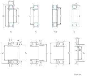 Bearing NU1038ML SKF