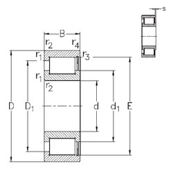 Bearing NCF2918-V NKE