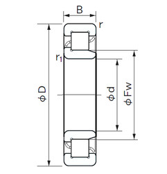 Bearing NJ 320 E NACHI