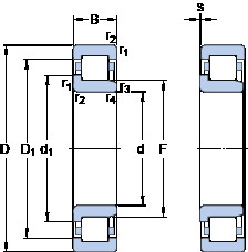 Bearing NJ 204 ECPHA SKF