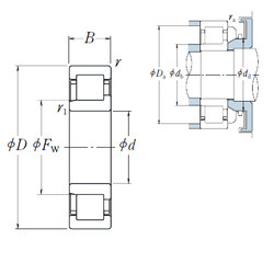 Bearing NJ 212 EW NSK