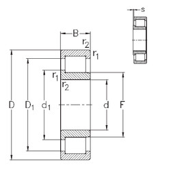 Bearing NJ2332-VH NKE