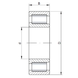 Bearing NJF2308 V ISO