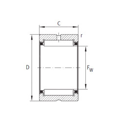 Bearing NK30X47X21 NTN