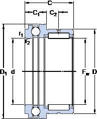 Bearing NKX 40 SKF