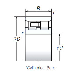 Bearing NN3026MB NSK