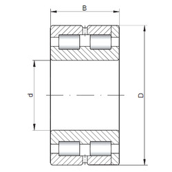 Bearing NNC4930 V ISO