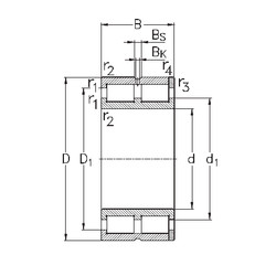 Bearing NNC4960-V NKE