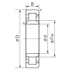 Bearing NU 232 E NACHI