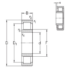 Bearing NU1048-E-MA6 NKE