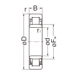 Bearing NU2211EG NACHI