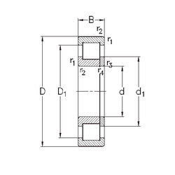 Bearing NUP2314-E-MPA NKE