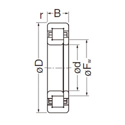 Bearing NUP207EG NACHI