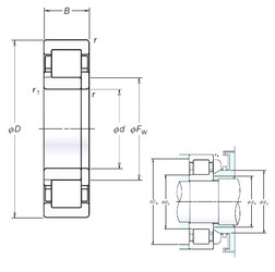 Bearing NUP208EM NSK