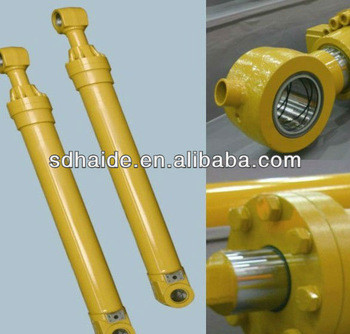 telescopic hydraulic cylinder assy, excavator spare parts boom / arm / bucket cylinder for small excavator