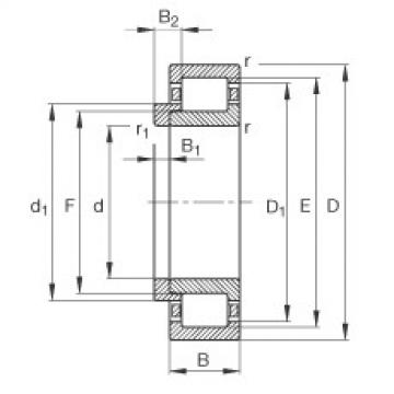 Bearing NJ202-E-TVP2 + HJ202-E FAG