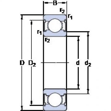 Bearing D/W R6-2Z SKF