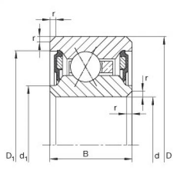 Bearing CSXU075-2RS INA