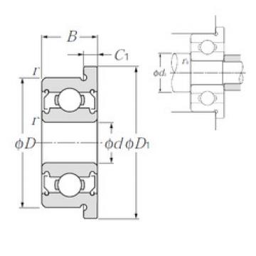 Bearing FL60/2,5ZZA NTN