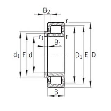 Bearing NJ356-E-M1+HJ356-E FAG