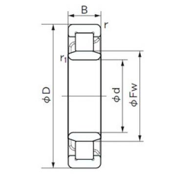 Bearing NU 203 NACHI