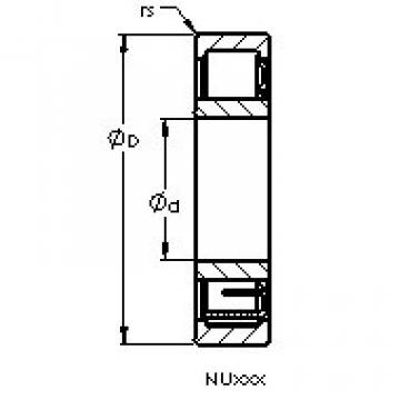 Bearing NU1008 M AST