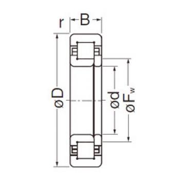 Bearing NUP210EG NACHI